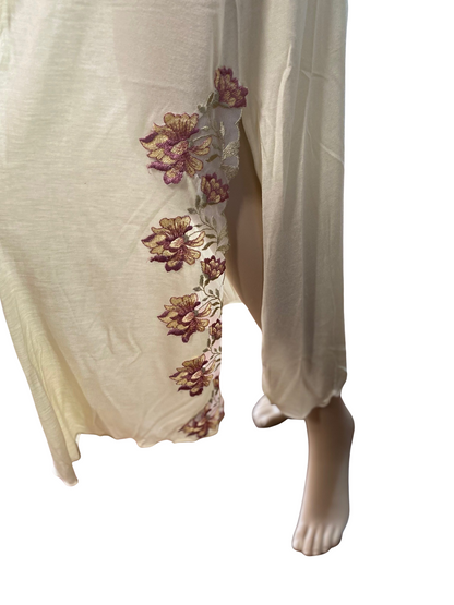OUTLET Camicia da Notte in pregiata viscosa e seta pura 45€