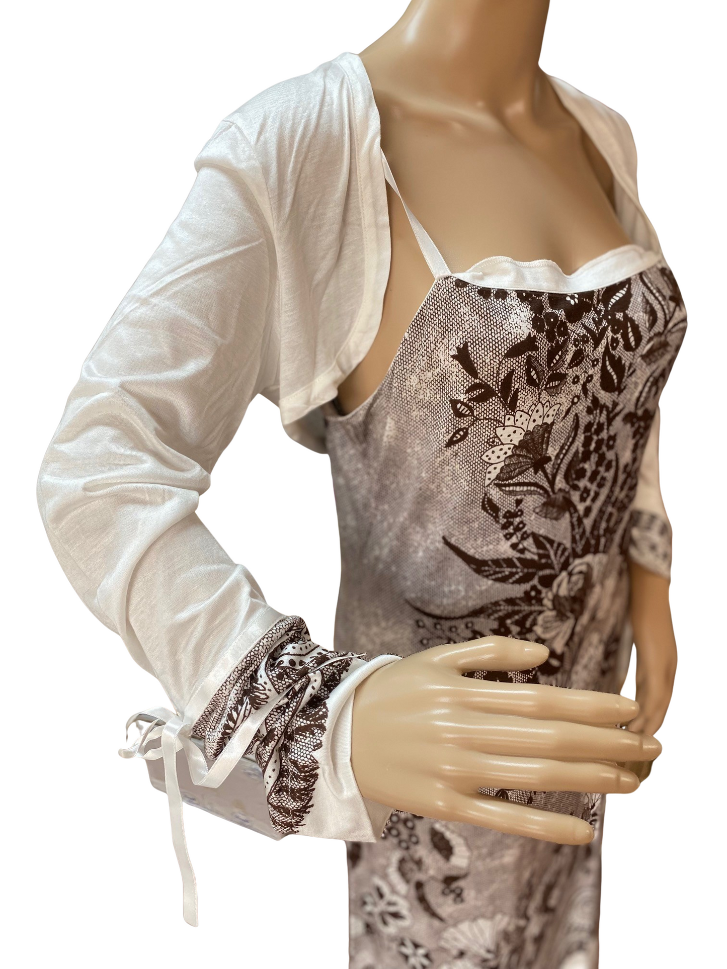 OUTLET Camicia da Notte in pregiata viscosa e seta pura 45€