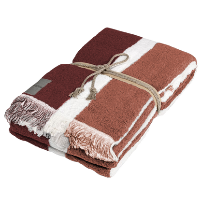 Fazzini Telo Bagno in Pura Spugna Idrofila tinta in filo melange art. Gradazioni