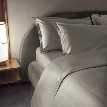 Fazzini trapunta matrimoniale in Puro Raso di Cotone 300TC Tinta Unita art. Trecento