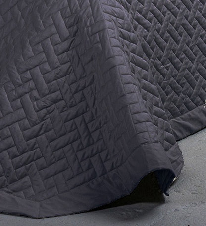 Sgarlata Home Trapuntino Quilt Matrimoniale Balzato 100% Raso di Puro Cotone 300TC Art. Helen