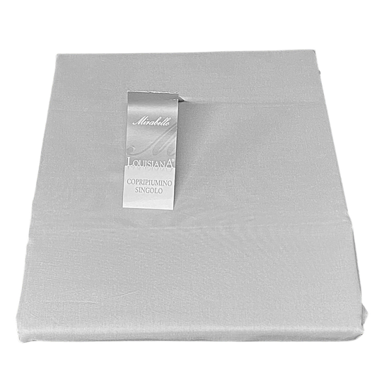 Housse de couette simple Mirabello seule (sans taie d'oreiller et sans dessous) En Pure Percale Art. Louisiane