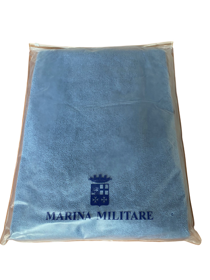 Serviette de bain en éponge hydrophile bleu marine art. 96843MM