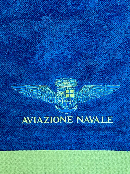 Navy Hydrophilic sponge bath towel art. Naval Aviation