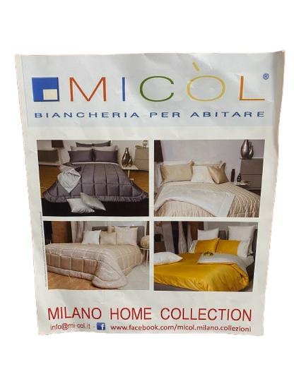 Milano Home Collection copritavolo senza tovaglioli in Puro Lino rettangolare x 8 art. Saint Tropez