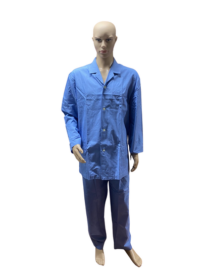 Esquire Elegant Pajamas for Men Classic Cut Buttoned Front in Pure Mako Cotton Art. C 630