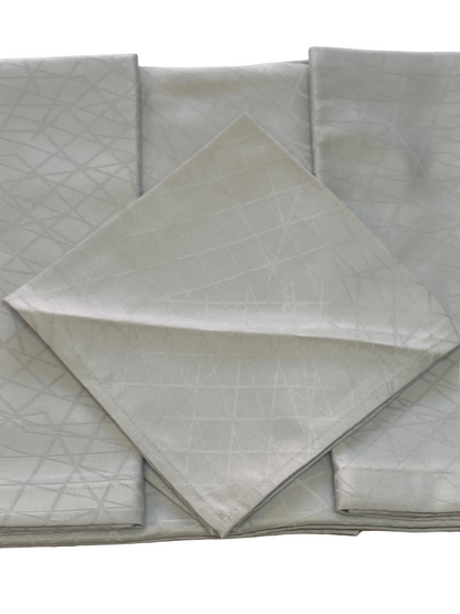 Servizio da tavola Jacquard con tovaglioli in Puro Cotone 100% Mercerizzato Piazza Pitti Art. Manhattan