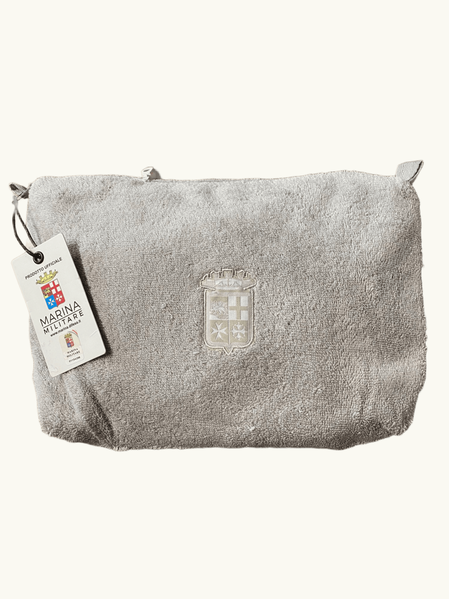 Marina Militare beauty case in pura spugna idrofila e chiusura con zip