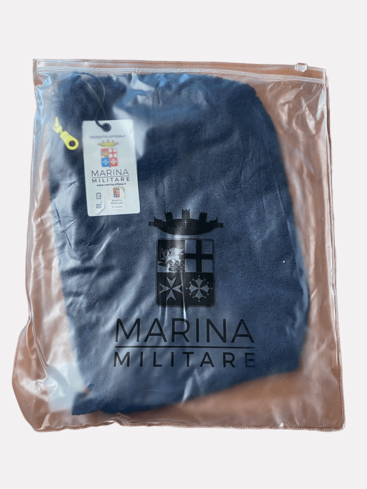 Marina Militare beauty case in pura spugna idrofila e chiusura con zip