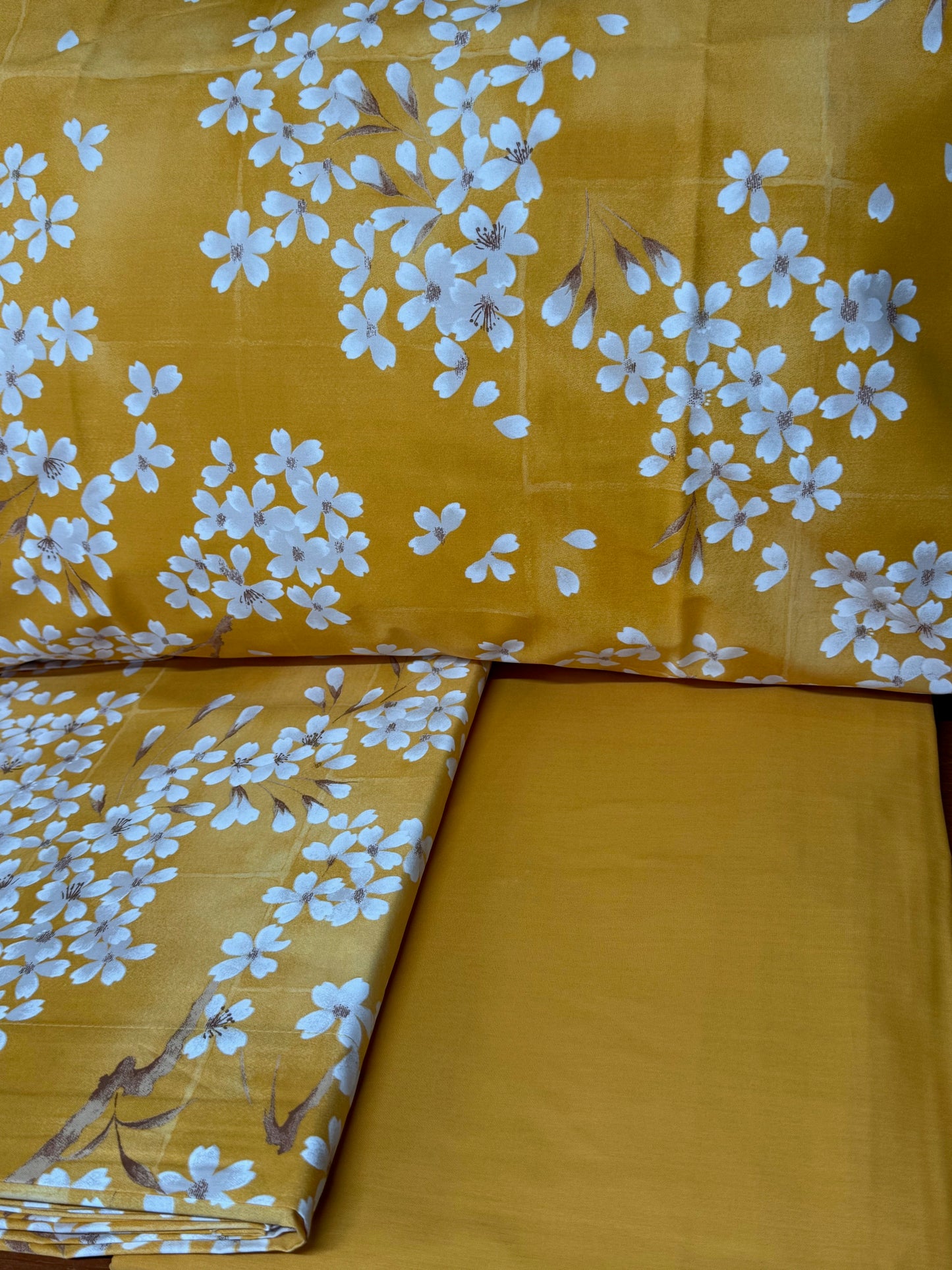 Fazzini Complete Single and a Half Bed Sheets French Size Maxi in Pure Cotton Percale with White Lacquer Overprint art Kimono
