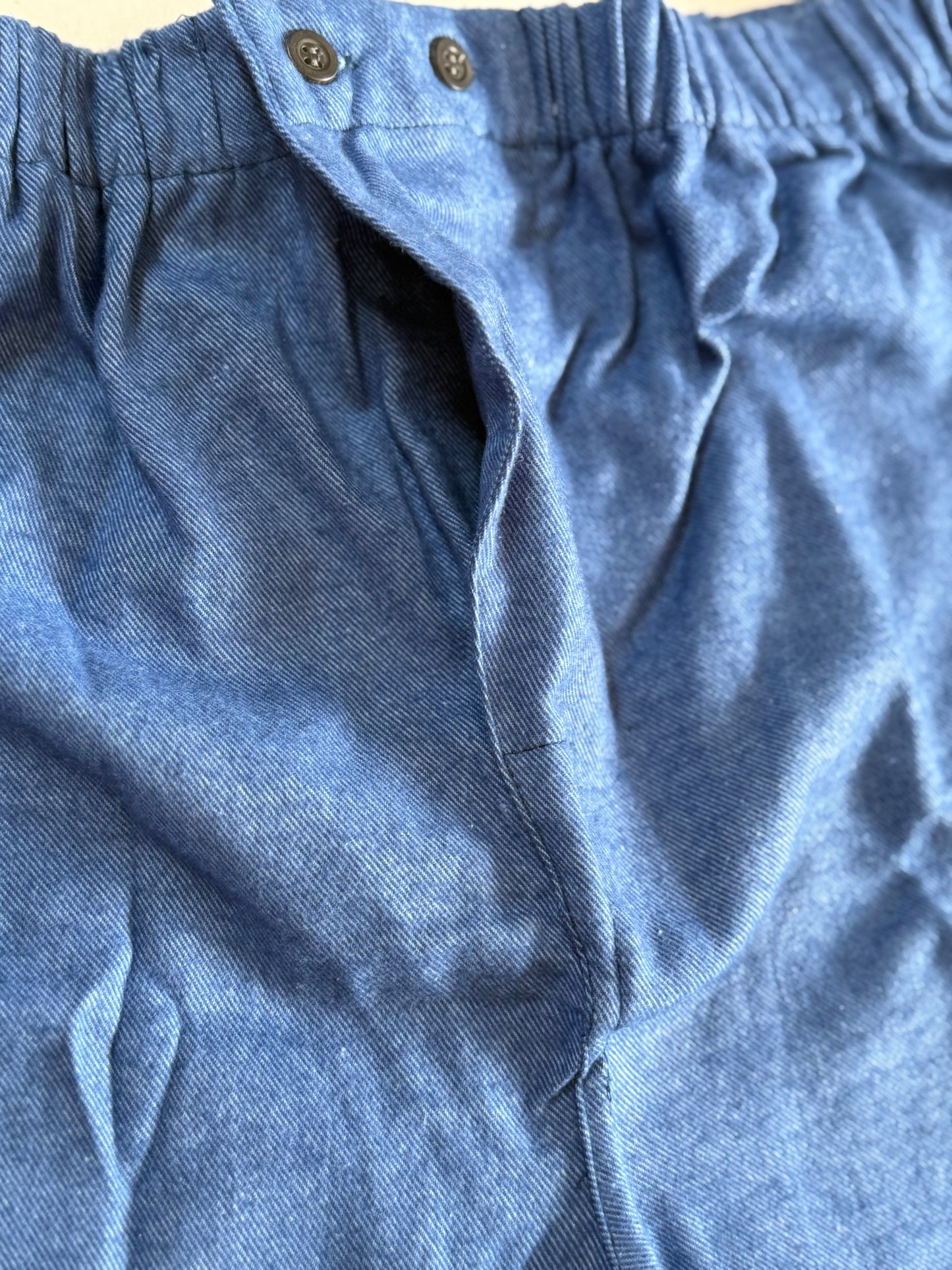 PIER MORI'S Pigiama da Uomo Classico con Collo a Camicia in Pura Flanella Calda di Cotone art. E020010