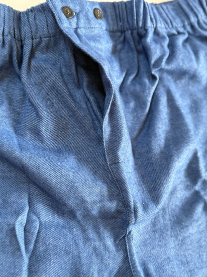 PIER MORI'S Pigiama da Uomo Classico con Collo a Camicia in Pura Flanella Calda di Cotone art. E020010