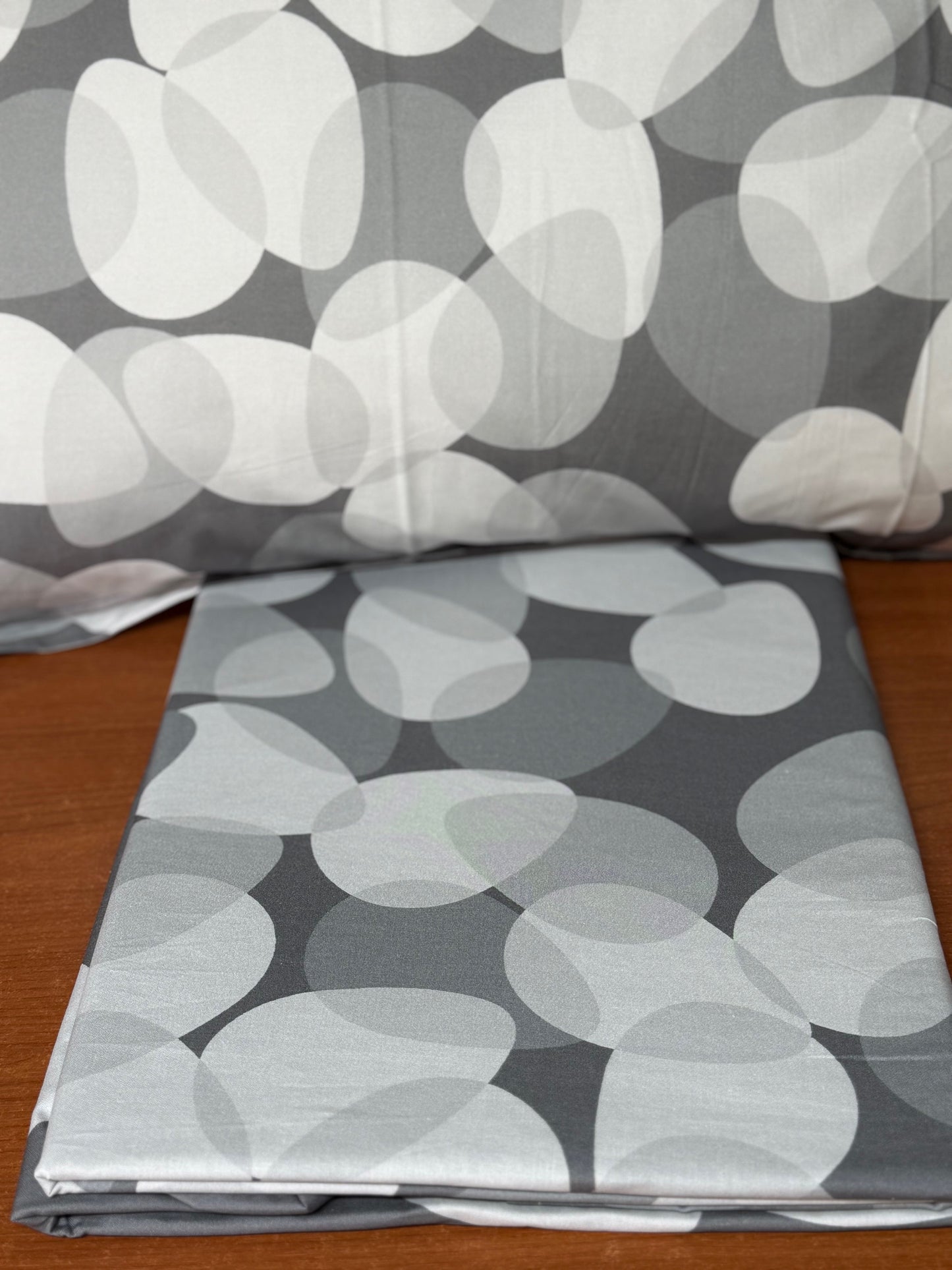 Mirabello parure copripiumino letto singolo (senza il lenzuolo di sotto) in puro Percalle di Cotone art. Oryza