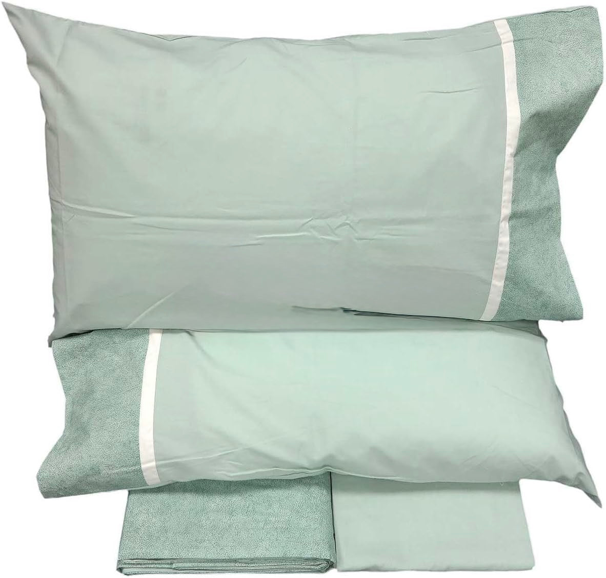 Fazzini completo di lenzuola matrimoniali in calda Flanella di cotone art. Galuchat