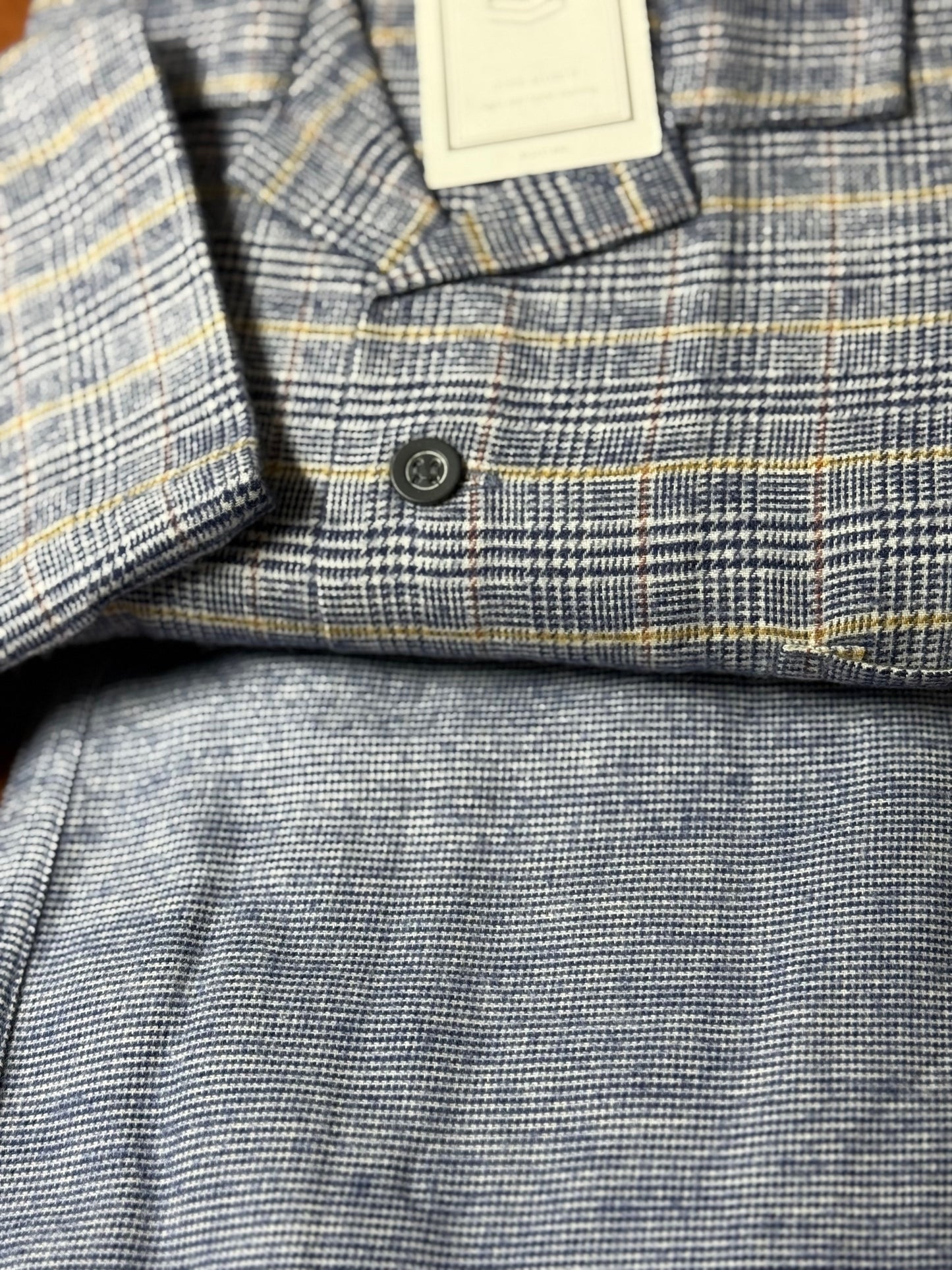 Pyjama classique pour homme Bip Bip avec col chemise en flanelle de pur coton chaud Art. E 020005