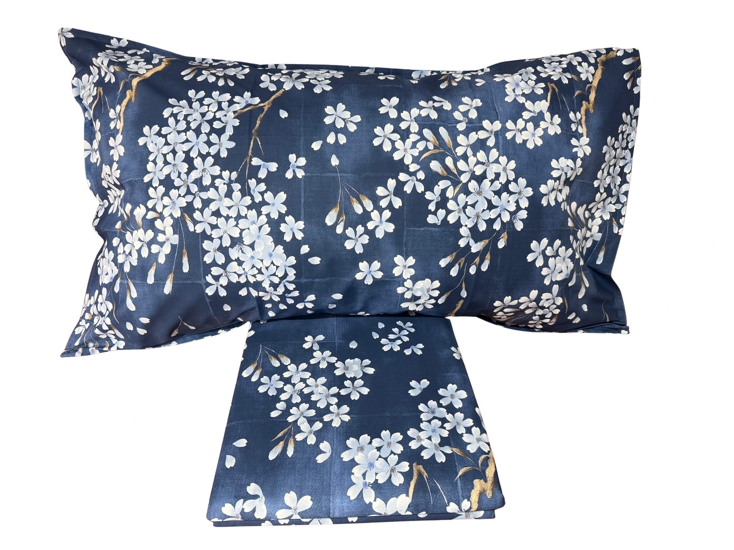 Parure de couette Fazzini pour lit queen-size en percale de pur coton (sans drap de dessous) art. Kimono