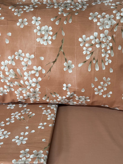 Fazzini completo lenzuola per Letto singolo in Puro Percalle di cotone art. Kimono
