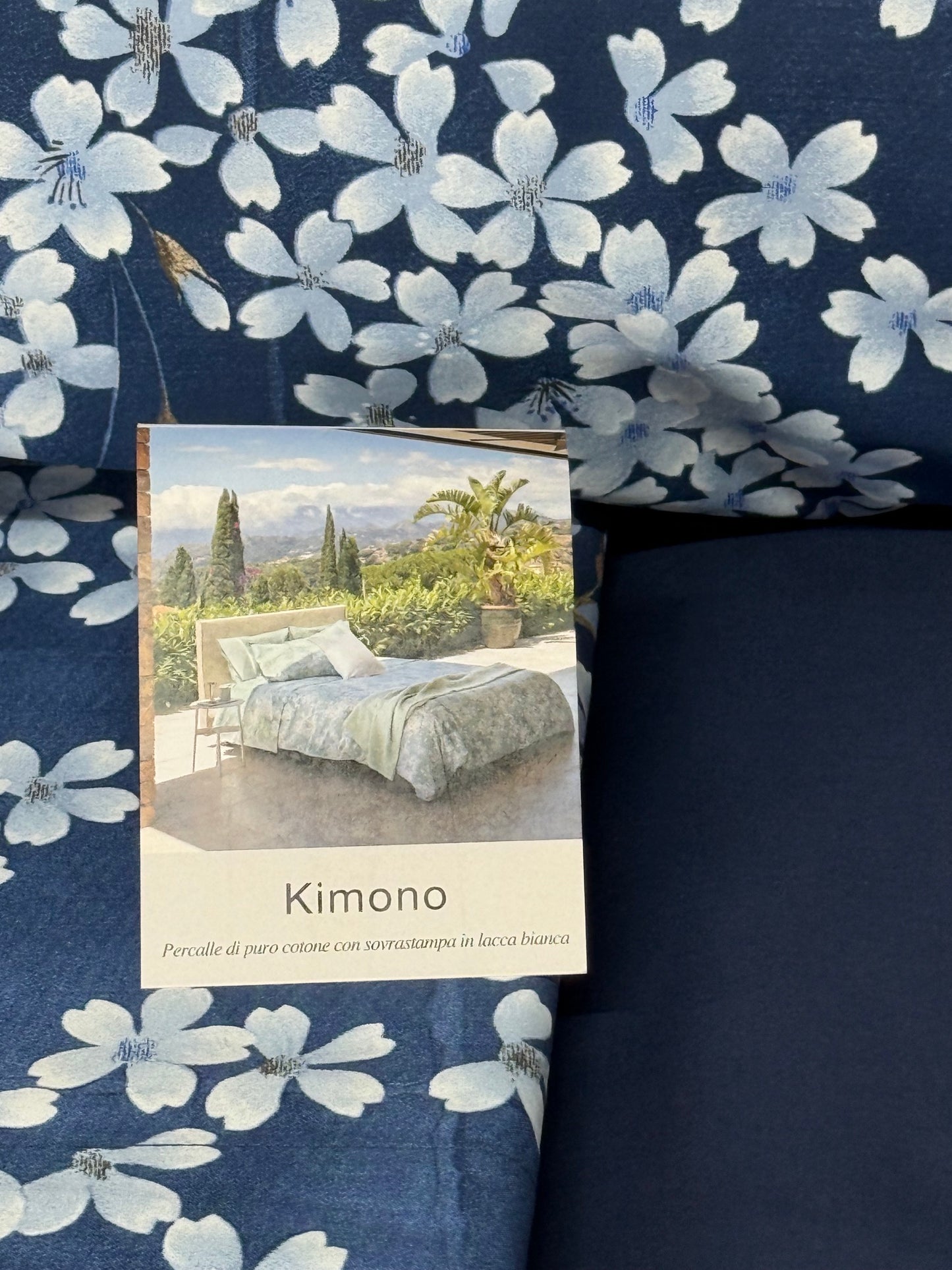 Fazzini completo lenzuola per Letto singolo in Puro Percalle di cotone art. Kimono