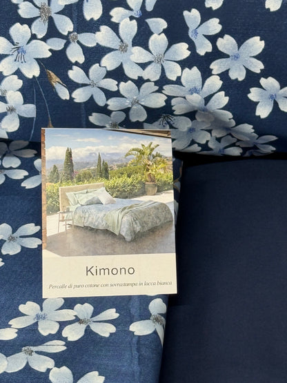 Fazzini completo lenzuola per Letto singolo in Puro Percalle di cotone art. Kimono