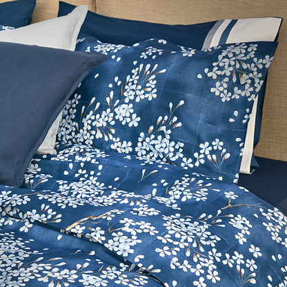 Parure de couette Fazzini pour lit queen-size en percale de pur coton (sans drap de dessous) art. Kimono