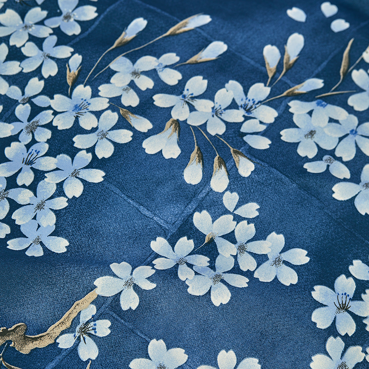 Draps de lit Fazzini complets pour lit simple et demi, taille française Maxi en percale de pur coton avec surimpression de laque blanche art Kimono