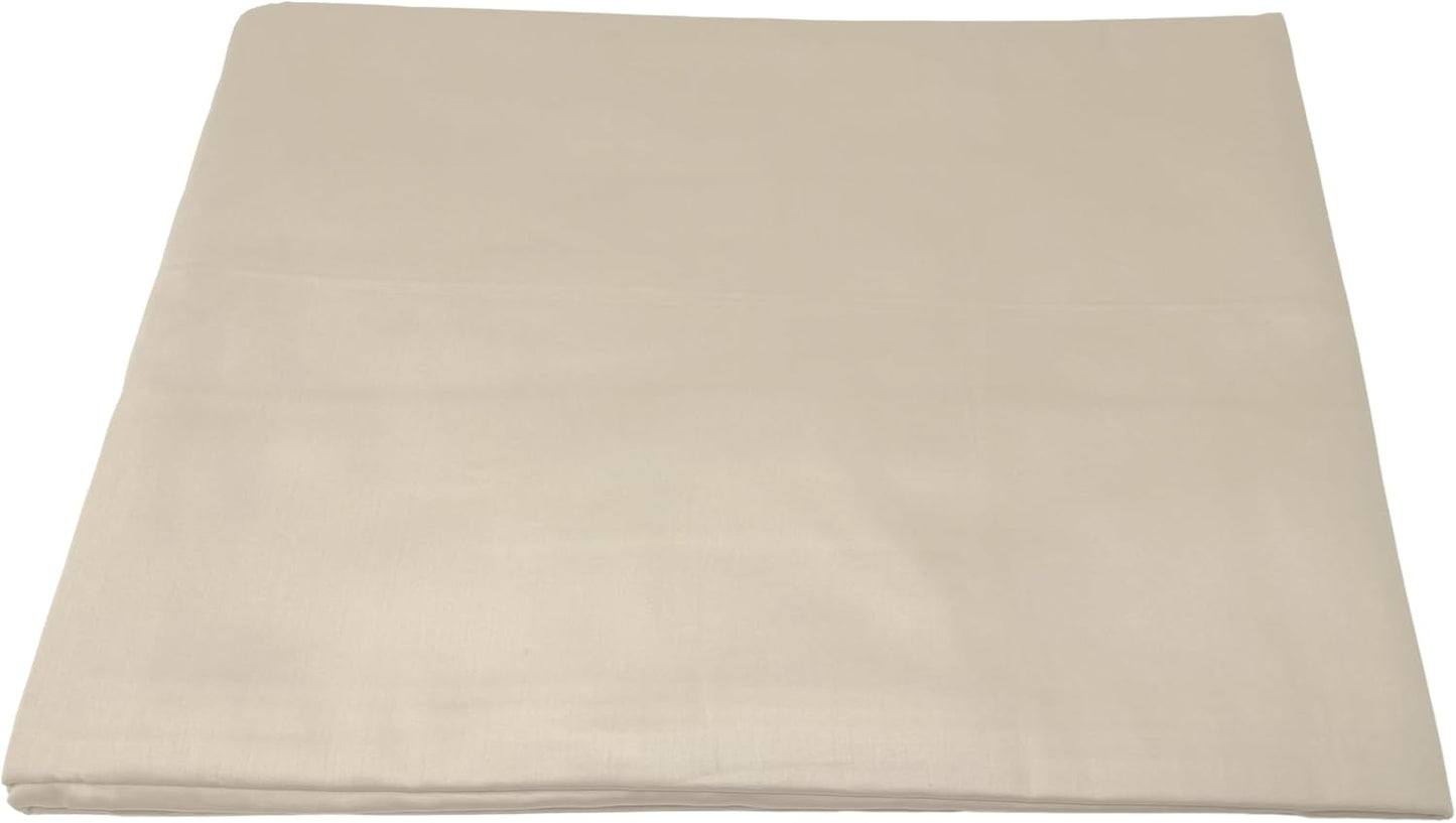 SGARLATA HOME Drap-housse double en satin pur coton 300TC couleur unie art. Le satiné