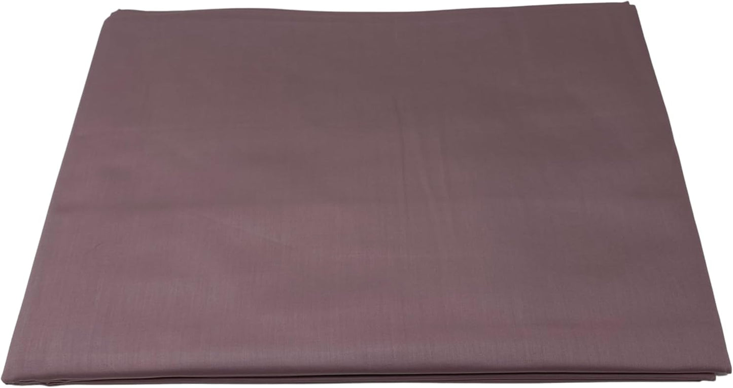 SGARLATA HOME Drap-housse double en satin pur coton 300TC couleur unie art. Le satiné