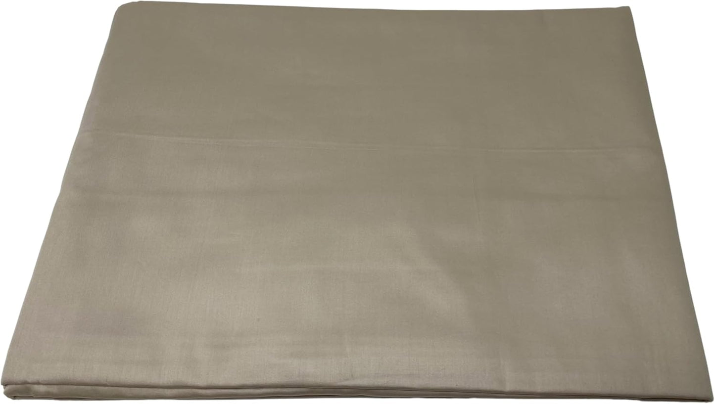 SGARLATA HOME Drap-housse double en satin pur coton 300TC couleur unie art. Le satiné