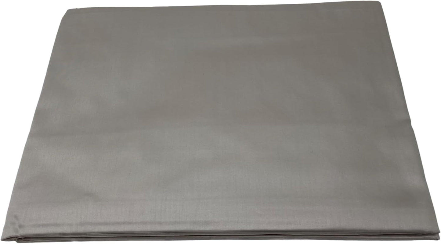 SGARLATA HOME Drap-housse double en satin pur coton 300TC couleur unie art. Le satiné