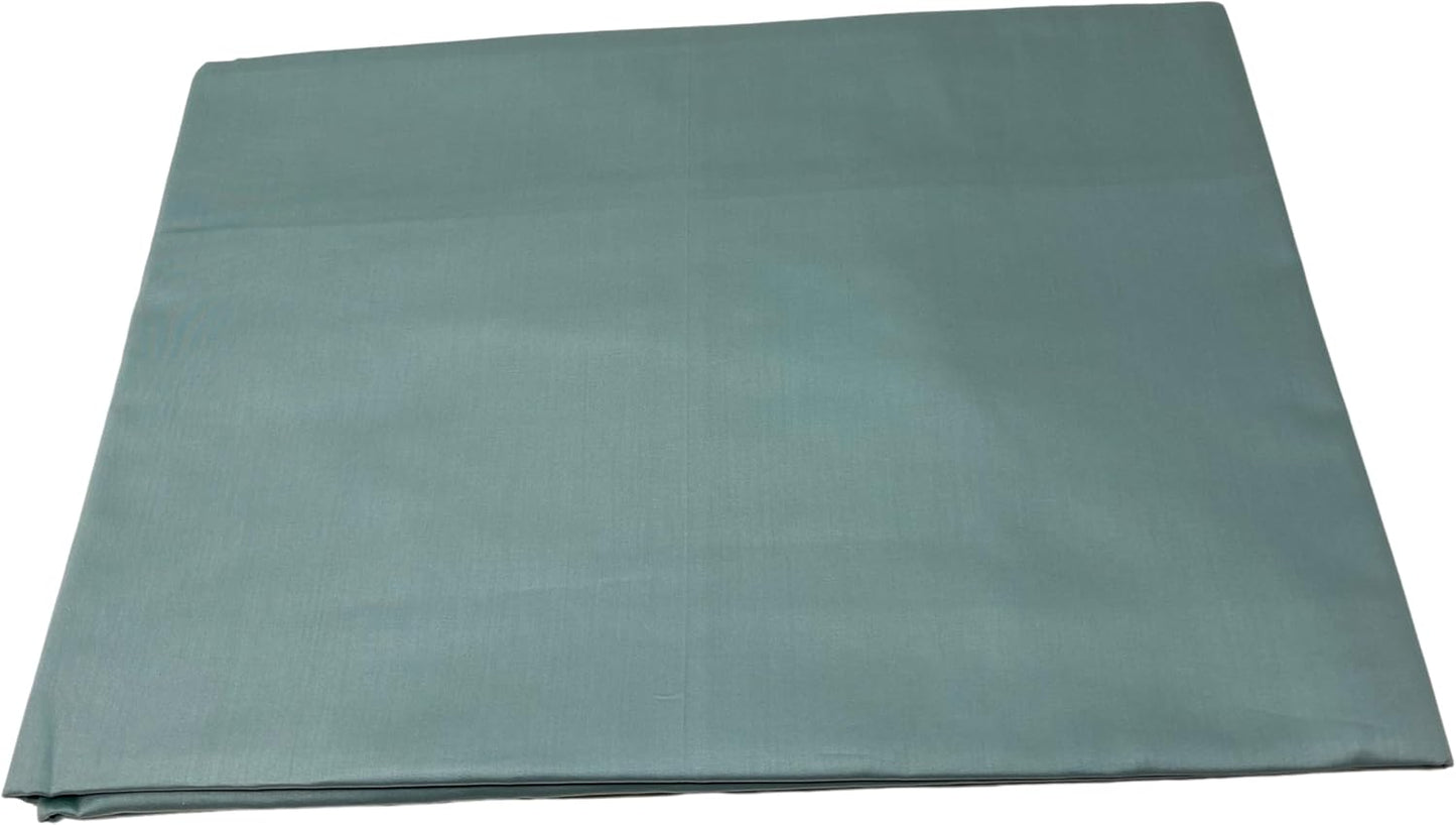 SGARLATA HOME Drap-housse double en satin pur coton 300TC couleur unie art. Le satiné