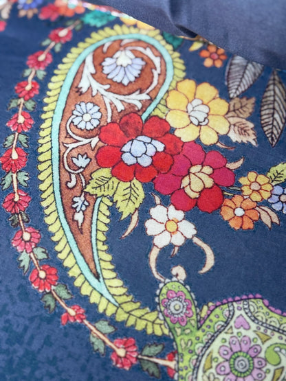 Mirabello parure copripiumino letto singolo (senza il lenzuolo di sotto) in puro Percalle di Cotone art. Mariposa