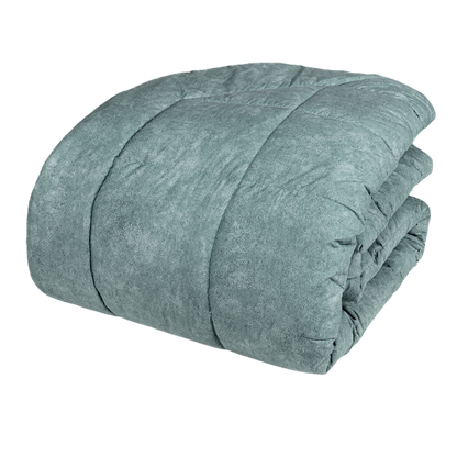 Fazzini trapunta matrimoniale peso invernale in Puro Percalle di Cotone tinto e sovrastampato art. Galuchat cm. 270x270