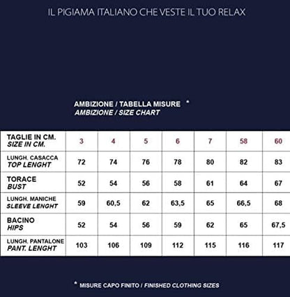 PIER MORI'S Pigiama da Uomo Classico con Collo a Camicia in Pura Flanella Calda di Cotone art. E020010