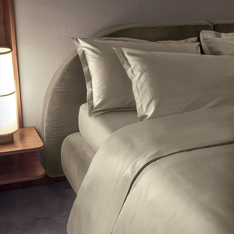 Fazzini trapunta matrimoniale in Puro Raso di Cotone 300TC Tinta Unita art. Trecento