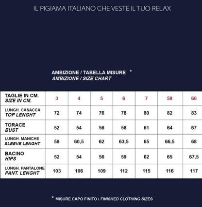 Alpina Pigiama da uomo in Puro Cotone Interlock abbottonato davanti art. Taceno