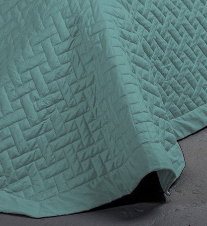 Sgarlata Home Trapuntino Quilt Matrimoniale Balzato 100% Raso di Puro Cotone 300TC Art. Helen