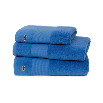 Lacoste coppia asciugamani 1+1 spugna 600 gr/mq art. Lecroco