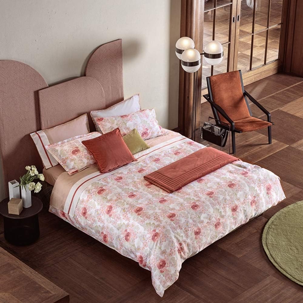 Fazzini duvet cover set (without bottom sheet) in Pure Cotton Satin 300TC item Allure