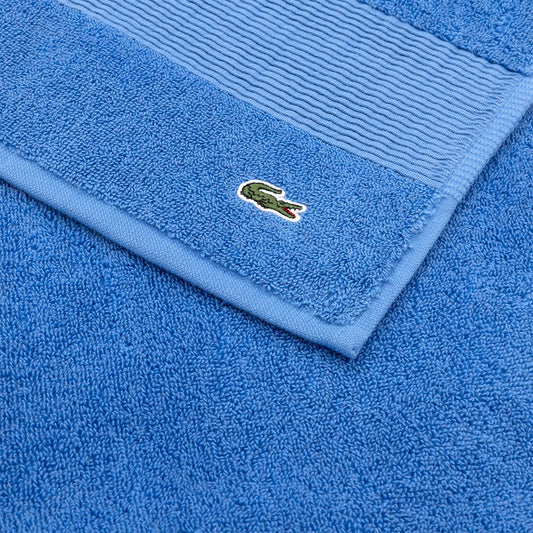 Lacoste coppia asciugamani 1+1 spugna 600 gr/mq art. Lecroco