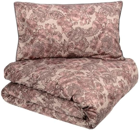 Fazzini double duvet cover set (without bottom sheet) in pure cotton satin art. Broccato 