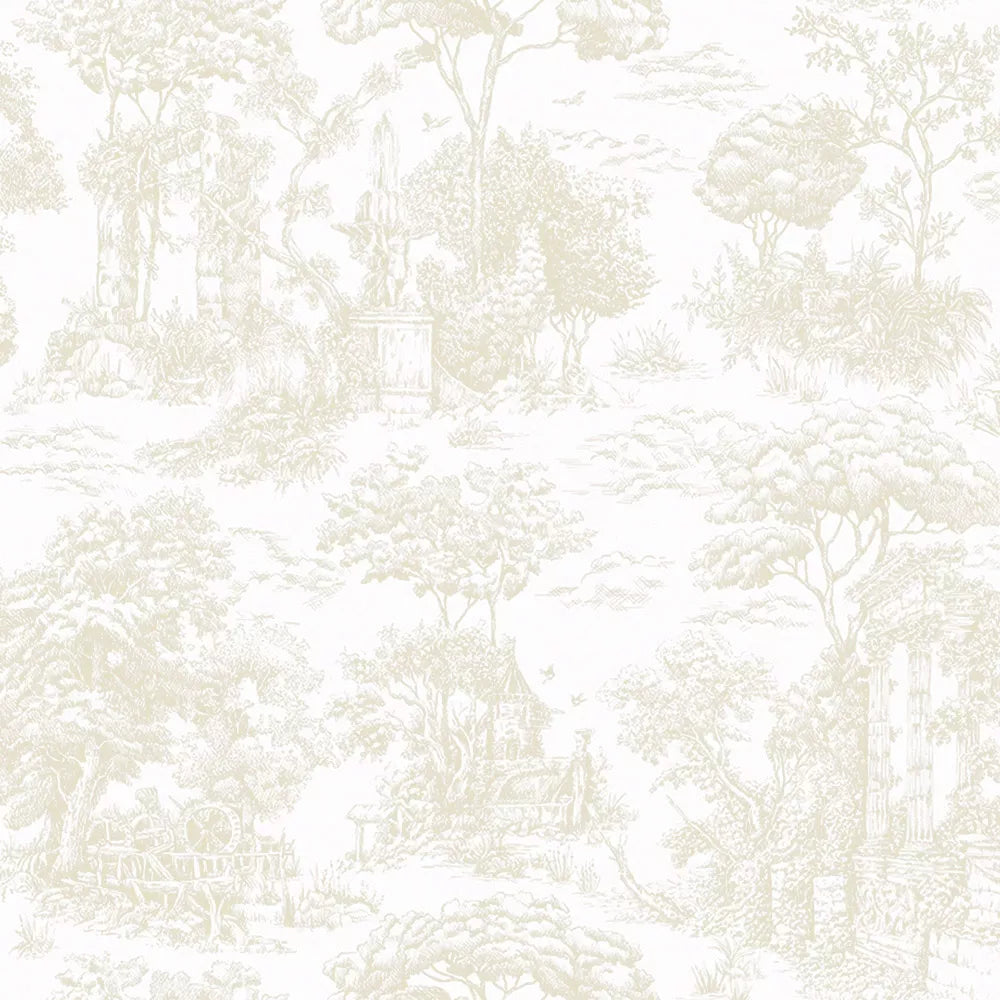Tessitura Randi 1931 Servizio da tavola con tovaglioli in fiandra jacquard di puro cotone art. Jouy