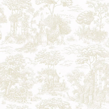 Tessitura Randi 1931 Servizio da tavola con tovaglioli in fiandra jacquard di puro cotone art. Jouy