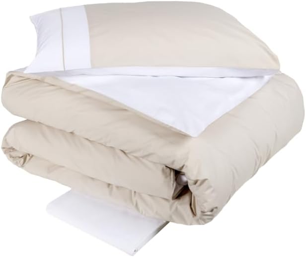 Fazzini Atelier line complete double duvet cover in Pure Percale 250TC art. Bicocca