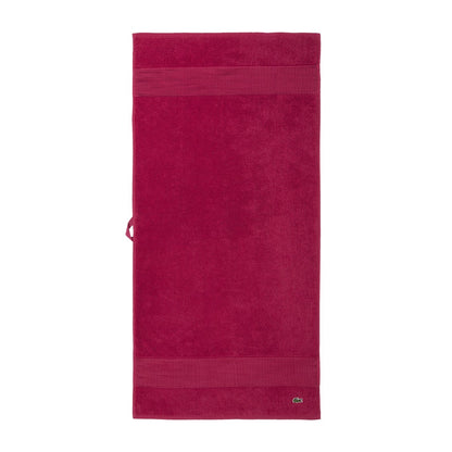 Lacoste coppia asciugamani 1+1 spugna 600 gr/mq art. Lecroco