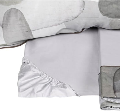 Draps de lit double complets Fazzini en percale de pur coton art. Bling