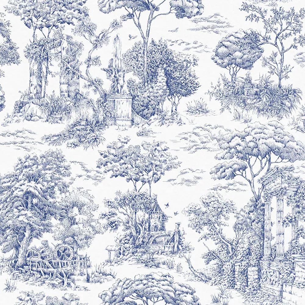 Tessitura Randi 1931 Servizio da tavola con tovaglioli in fiandra jacquard di puro cotone art. Jouy