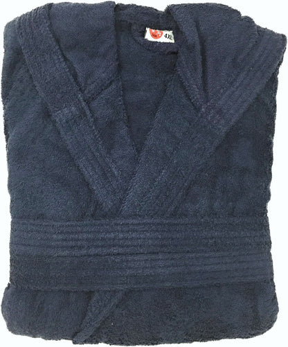 Accappatoio in Spugna idrofila con Cappuccio Unisex Taglie Extra Forti OVERSIZE, Art. Maxi Tinta Unita