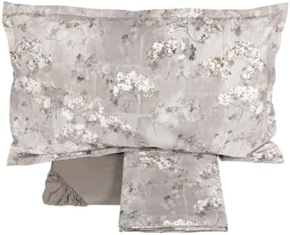 Parure de lit complète Fazzini pour lit queen-size français en percale de pur coton art. Boboli 