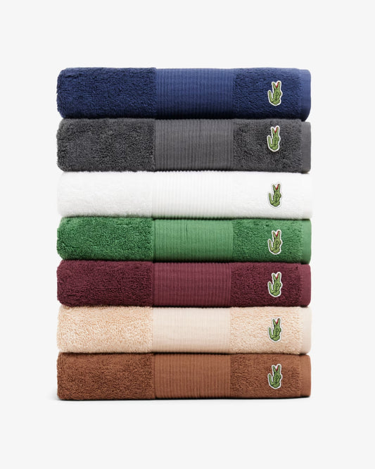 Lacoste telo Bagno in pura spugna idrofila 600 gr/mq art. Lecroco