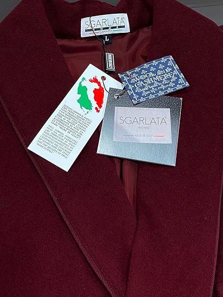 Vestaglia da Camera per Uomo in Lana e Cashmere modello Scialle Classico art. Londra